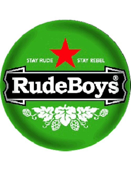 Button Rude Boys Beer Style