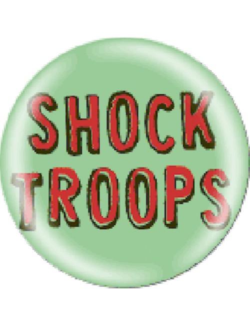 Button Shock Troops Green
