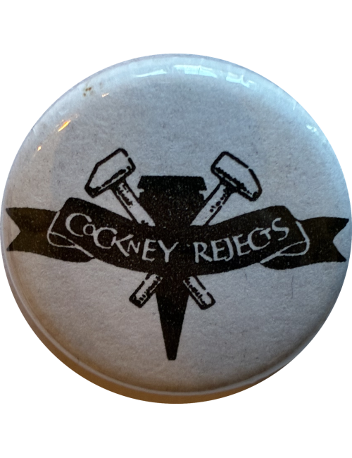 Button Cockney Rejects Weiss