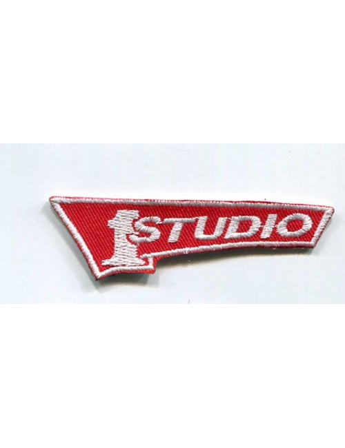Patch "Studio 1" Red (75 mm)