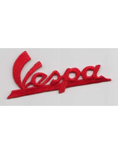 Patch "Vespa Logo" Red (100mm)